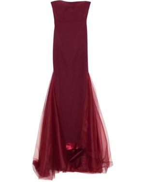 V:PM ATELIER Ariana Strapless Maxi Dress - Red