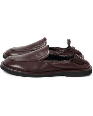 Studio Nicholson Mocassini Con Tallone Elasticizzato - Marrone