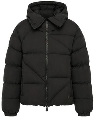 Bacon New Double Hooded Puffer Jacket - Black