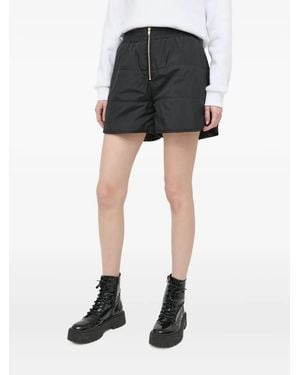 Notes Du Nord Quilted Zip-Front Shorts - Black
