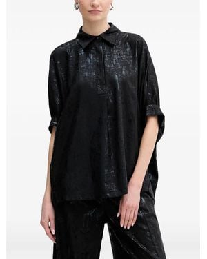 Silvian Heach Long Sleeve Shirt - Black