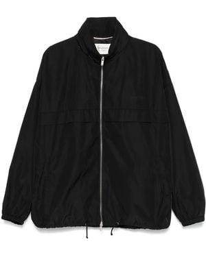 Saint Laurent Water-Repellent Zip-Up Serge Blouson - Black