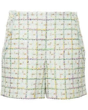 WEILL PARIS Short En Tweed Pastel - Blanc