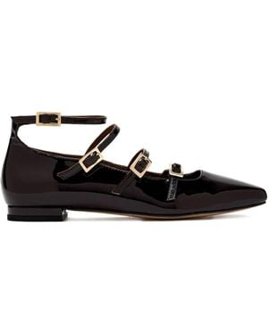 Alohas Bailarinas con detalle de hebilla - Negro