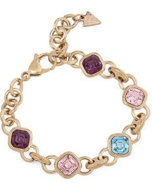 Guess Mamounia Square-Charm Bracelet - White