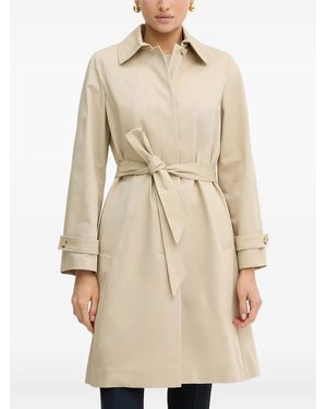 BOSS Belted Trench Coat - Natural