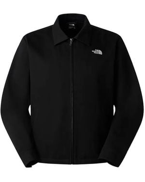 The North Face Twill Collared Jacket - Black