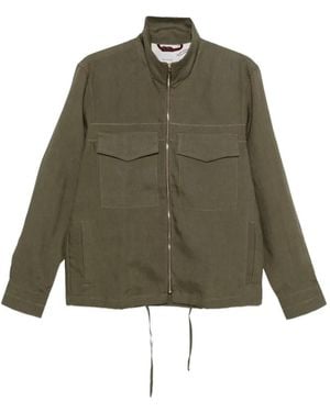 Paul Smith Zip-Up Jacket - Green