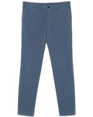 Incotex Stretch-Cotton Pants - Blue