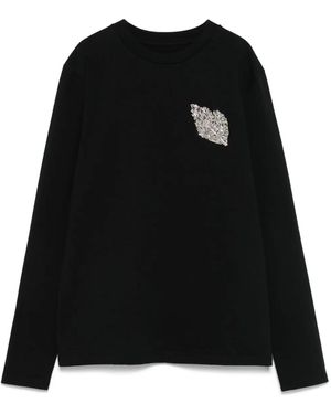 Jil Sander ブローチ Tシャツ - ブラック