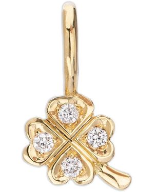 We by WHITEbIRD 18K Clarisse Trèfle Diamond Pendant - Metallic