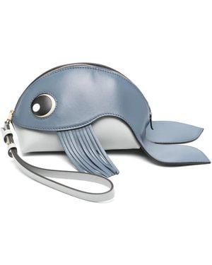 Fendi Fish-Shaped Clutch Bag - Blue