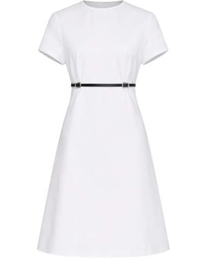Givenchy Crew-Neck Midi Dress - White