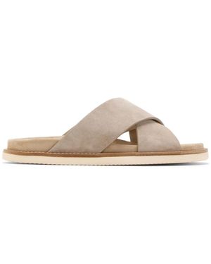 Brunello Cucinelli スエード サンダル - ブラウン