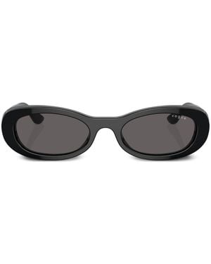 Vogue Eyewear オーバルフレーム サングラス - ブラック