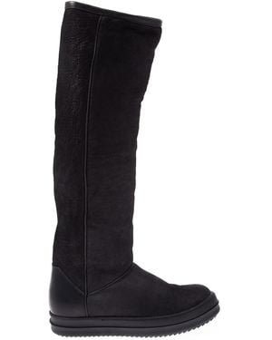 Rick Owens Knee-High Boots - Black