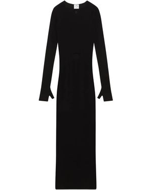 Courreges Cut-Out Maxi Dress - Black
