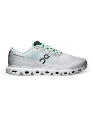 On Shoes Cloud 6 Push Logo-Print Trainers - White