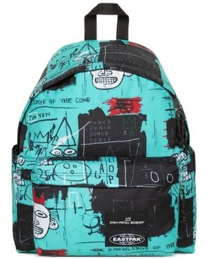 Eastpak X Basquiat Equals Pi Day Pakr Backpack - Blue