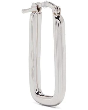 Jil Sander Rectangle-Frame Earrings - White
