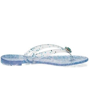 Casadei Jelly Flip Flops - White