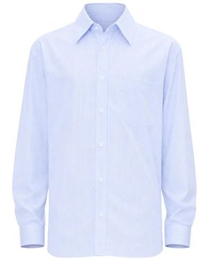 A.P.C. Malaury Pocket-Detail Striped Cotton Shirt - Blue