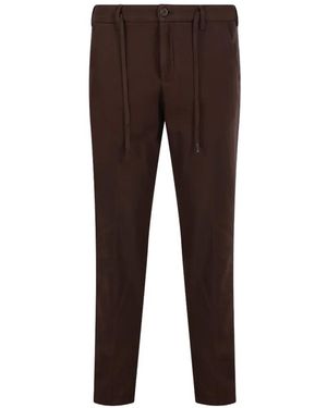 Myths Drawstring Pants - Brown