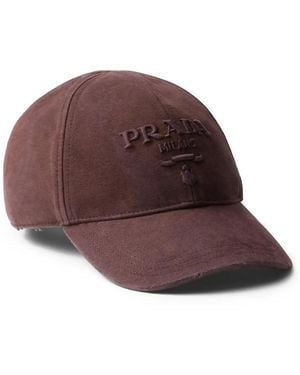 Prada Canvas Baseball Cap - Brown