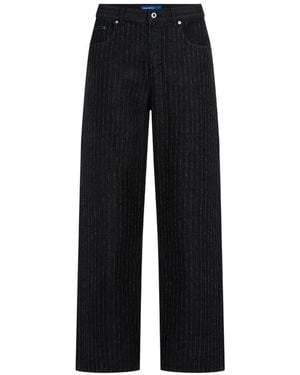KARL LAGERFELD Pinstripe Jeans - Black