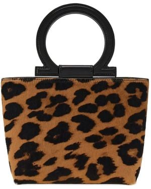 Ferragamo Macro Gancini Mini Bag - Black
