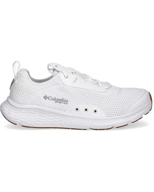 Columbia Pfg Castback Perforated Panelled Trainers - White