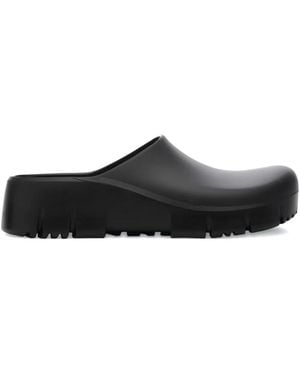 Birkenstock Mules Con Diseño Redondo - Negro