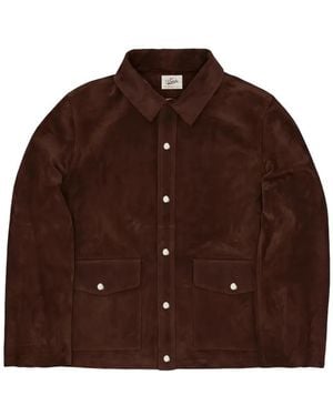 Fortela Welder Suede Jacket - Brown
