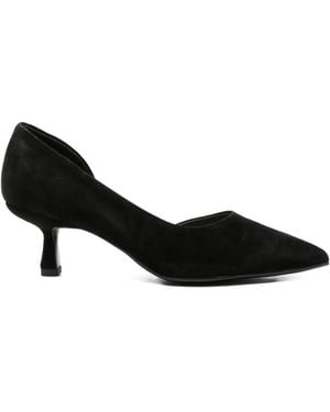 SERGIO MORETTI FIRENZE D'Orsay Pointed-Toe Pumps - Black