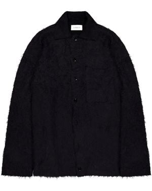 Laneus Spread-Collar Shirt - Blue