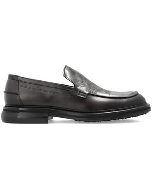 Paul Smith Camini Loafer mit Blumen - Grau