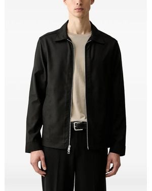 Michael Kors Veste Zippée À Col Italien - Black