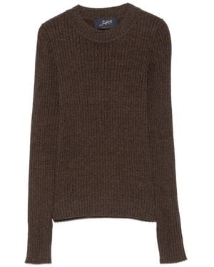 The Seafarer Ribbed-Knit Sweater - Brown