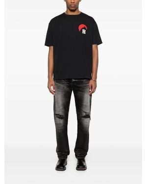 Mastercraft Union Jeans mit Distressed-Detail - Schwarz