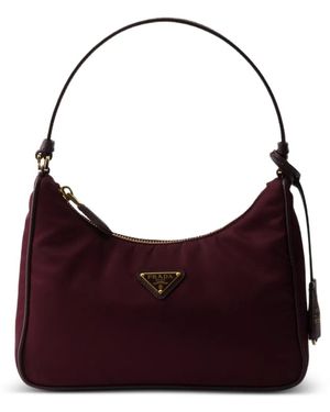 Prada Re-Edition 2005 Re-Nylon And Saffiano Mini Bag - Purple