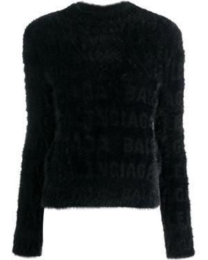 Balenciaga ロゴ セーター - ブラック