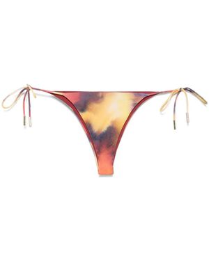 Patrizia Pepe Bikinihöschen Mit Batikmuster - Pink