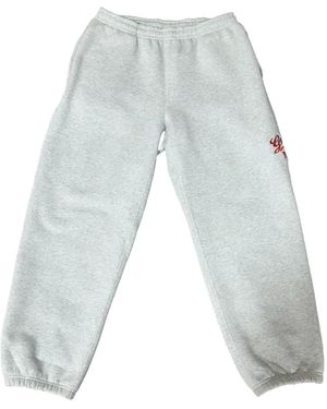 Greedy Unit Pantalones De Chándal Con Motivo De Grafiti - Blanco