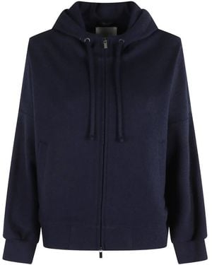 Circolo 1901 Kapuzenjacke mit Kordelzug - Blau