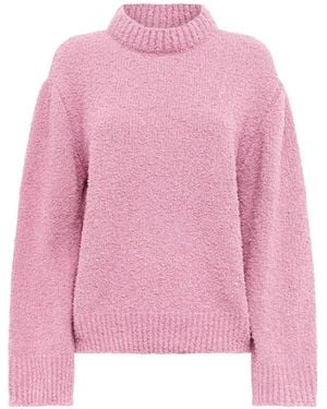 Laneus Strukturierter Pullover - Pink