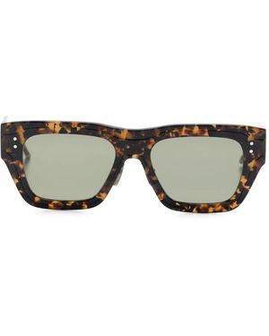 Thom Browne Geometric-Frame Sunglasses - Brown