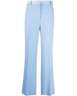 Alberta Ferretti High-Waisted Suit Trousers - Blue