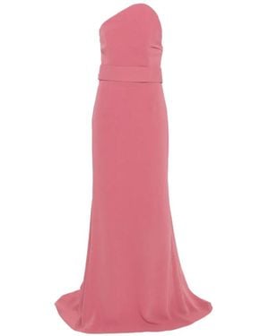 Solace London Seraphina Strapless Gown - Pink