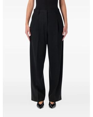 By Malene Birger Pantalon À Design Plissé - Noir