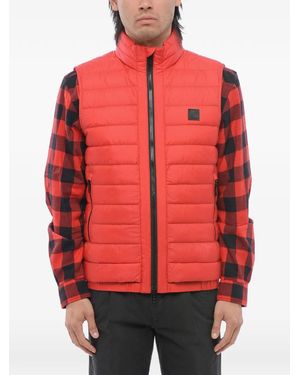 Woolrich Bering Quilted Gilet - Red
